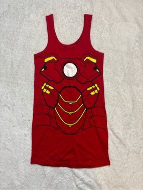 Marvel Avengers Iron Man Tony Stark Tank Top Mini Dress